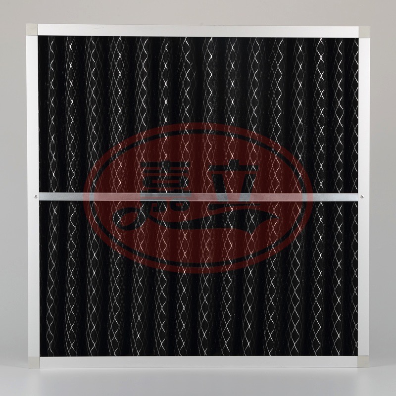 黑河折叠网覆网棉活性炭初效过滤器